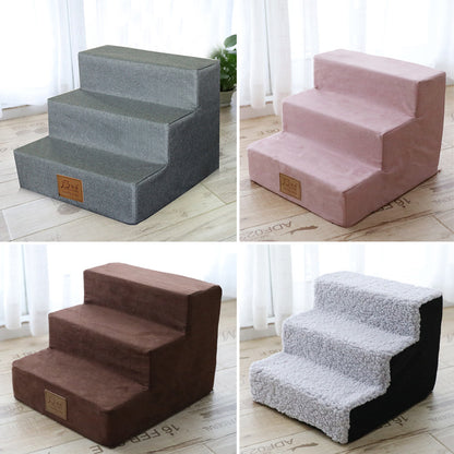 FurHop Bed Steps Product information: Dog Door Item Type: Safety Ramps Applicable Dog Breed: Universal Packing list: 1*Sponge step Pet Steps & Ramps