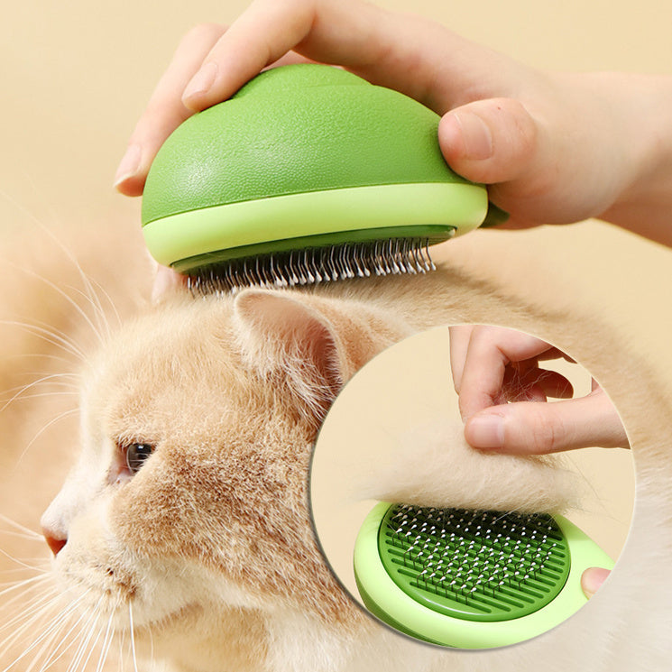 AvoBrush – Avocado-Shaped Pet Hair Remover Comb Make grooming fun and effective with the AvoBrush™ Avocado-Shaped Grooming Comb – the perfect blend of adorable design and professional-level care. Cute & Functional: Fun avocado shape adds a playful touch w