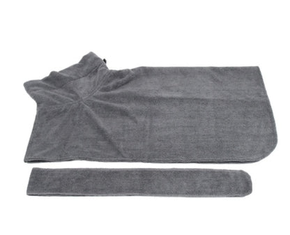 DryPaws™ Microfiber Bathrobe Overview: 1. Dog Bathrobe Towel, Dog Fast Drying Dog Drying Coat with Adjustable Chest Neck Strap, Super Absorbent Microfiber Material Pet Drying Moisture Absorbing Bathrobe with Hook and Loop 2. Healthy and skin-friendly mate