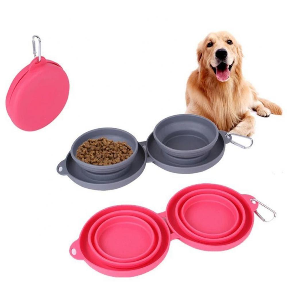 PetFold Twin Bowl Collapsible Double Dog & Cat Bowl – Portable, Spill-Proof, Travel-Friendly Feed your furry companions with ease—anywhere, anytime. This foldable double bowl is the ultimate solution for pet parents on the go. Whether it’s a quick walk, a
