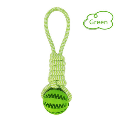 SnackRope – Interactive Leaking Ball for Chewing & Cleaning Teeth Overview: 1. Rubber balls and dog bite chew balls keep your dog's teeth and gums clean and healthy. 2. The surface protrudes from the particles, which can grind teeth and protect the oral h