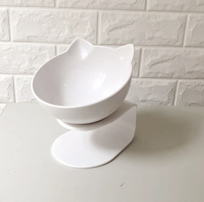 FurSpine Cat Feeder Product information: Shape:Round Material: Plastic Complete automatic feeding: Yes Product No.: Cat head transparent double bowl Color: Transparent cat head bowl Easy to clean transparent bowl: For dogs and cats Transparent bowl of cat