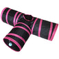 Multi-Channel Cat Tunnel – Portable & Fun Hideout for Pets Overview: This folding soft tunnel suits all small pets, including rabbits, ferrets, guinea pigs, puppies and kittens. Pets will enjoy playing in this tunnel, running back and forth, exploring, ow
