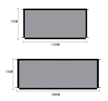 FurSafe Dog Barrier Overview: Safety Enclosure Gate: can provide pet dogs a safe enclosure to play and rest; Designed to endure pets claws and withstand abuse from pets. Easy to assembled for convenient use. Lightweight and portable, foldable and easy to