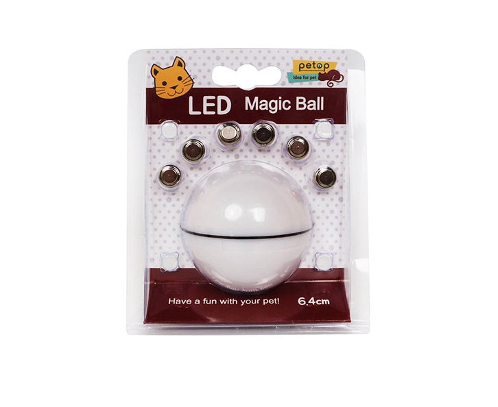 GlowChase Describe: 1. Two color mode design, unique red light mode and colorful light change mode, attract your kitten at any time. This cat toy has bells and feathers, which can stimulate the cat's hunting instinct. 2. Built-in cat's favorite catnip: Th