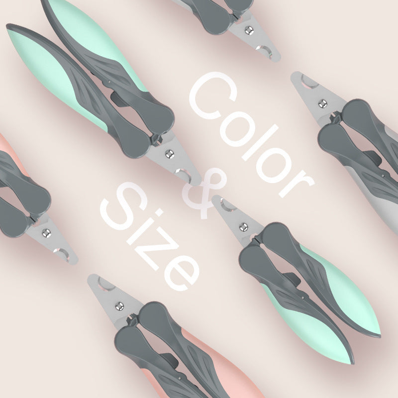ClipPaws™ Pet Nail Trimmer Material: plastic + soft rubber + stainless steel Product Category: Nail Clippers Pet Nail Tools