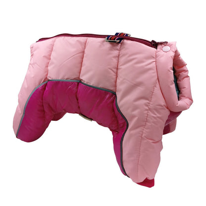 Cold Weather Dog Coat – Four-Legged Cotton Jacket New dog clothes autumn and winter pet camouflage cotton padded clothes waterproof and cold proof dog coat jacket four leg clothes cotton clothes Material: Cotton Product category: cotton padded clothes Sty