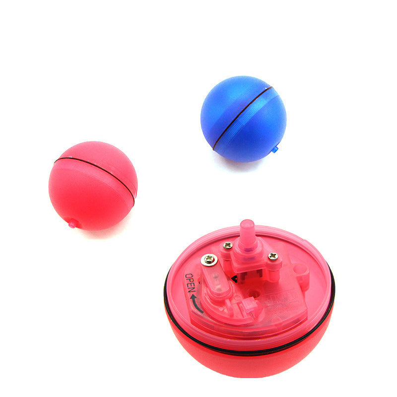 GlowChase Describe: 1. Two color mode design, unique red light mode and colorful light change mode, attract your kitten at any time. This cat toy has bells and feathers, which can stimulate the cat's hunting instinct. 2. Built-in cat's favorite catnip: Th