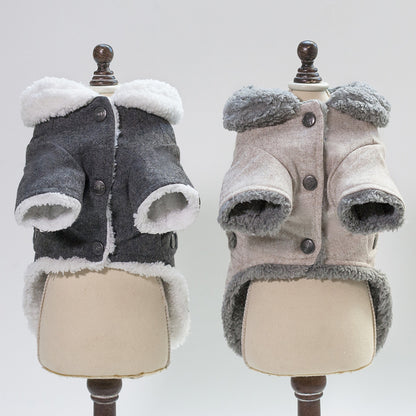 Cozy Pet Coat – Insulated Winter Wear for Small Dogs Overview Dog Clothes Winter Pet Dog French Bulldog Jacket Thick Warm Dog Coat 1. Asian sizes are 1 to 2 sizes smaller than European and American people. Choose the larger size if your size between two s