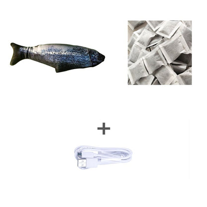 Simulated Flopping Fish – Fun Electric Toy for Cats (Catnip-Free) Overview: 1. With high quality material, this ornament is durable and not easy to damage. 2. This toy does not contain toxic and harmful things and materials, and it is healthy and safe for