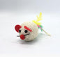 Handmade Wooden Cat Teaser – Fun Stick & Mouse Toy Product name: Solid wood funny cat stick toy Product material: solid wood hemp feather rope bell Feathers & Teasers