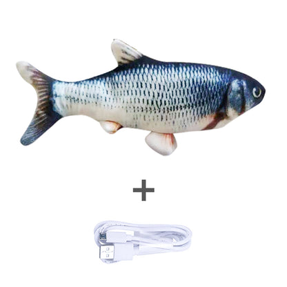 Simulated Flopping Fish – Fun Electric Toy for Cats (Catnip-Free) Overview: 1. With high quality material, this ornament is durable and not easy to damage. 2. This toy does not contain toxic and harmful things and materials, and it is healthy and safe for