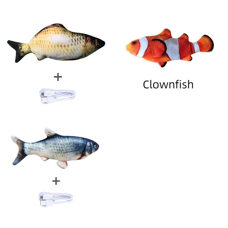 Simulated Flopping Fish – Fun Electric Toy for Cats (Catnip-Free) Overview: 1. With high quality material, this ornament is durable and not easy to damage. 2. This toy does not contain toxic and harmful things and materials, and it is healthy and safe for