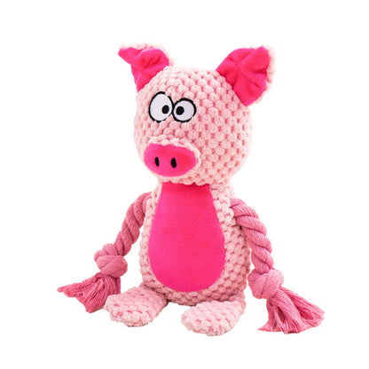 Plush Rope Tug Toy – Squeaky & Fun Training for Dogs Overview: 100% brand new and high quality. It's a good gift for your pet. hours of fun for you and your dog. Product Information: Color: hippo Material: Plush Category: Pet Toys Packing List: Plush toy