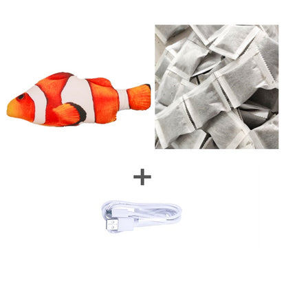 Simulated Flopping Fish – Fun Electric Toy for Cats (Catnip-Free) Overview: 1. With high quality material, this ornament is durable and not easy to damage. 2. This toy does not contain toxic and harmful things and materials, and it is healthy and safe for