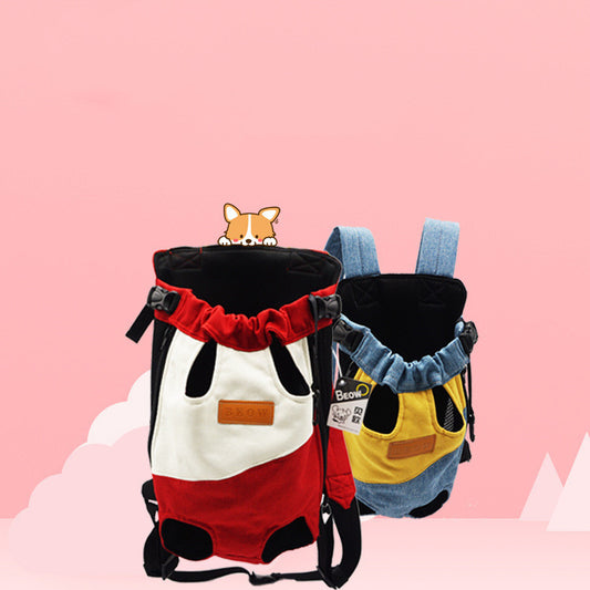 PawTote Chest Bag Material: Canvas Origin: Chengdu Trade attribute: domestic trade Brand: BEOW Capacity: one Pattern: Solid color Dog Supplies