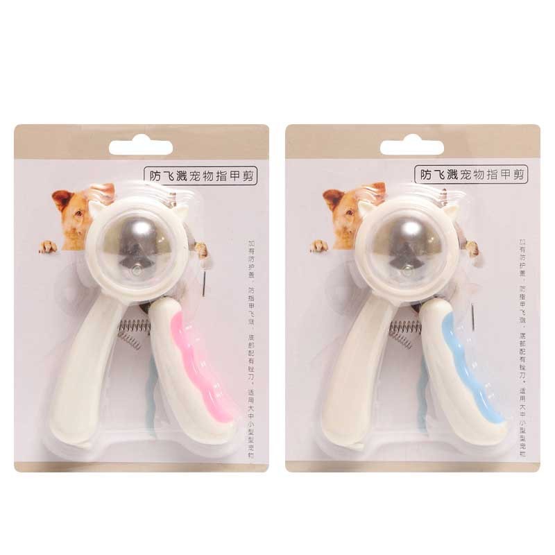 Splash-Proof Pet Nail Scissors – Safe & Clean Trimming Specifications Material: Plastic Metal Size: approx 12*9cm Weight: about 96 g Features 1. Hidden file 2. Transparent protective cover 3. Sharp edges 4. It's safe and labor efficient Note: 1. Please al
