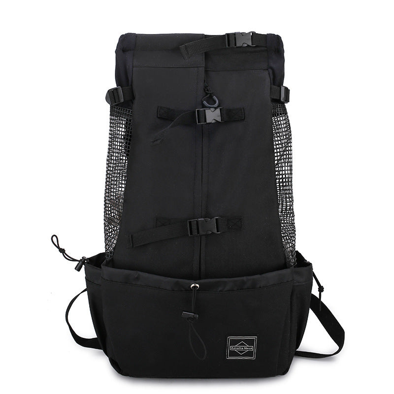 PawPack Travel Backpack Material: Polyester Capacity: 80 pattern: plain Hardness: Medium Whether the source of patent: No Specifications: red: color, blue, gray, black Color: S, M, L, XL Soft-Sided Carriers