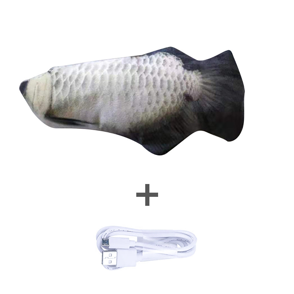 Simulated Flopping Fish – Fun Electric Toy for Cats (Catnip-Free) Overview: 1. With high quality material, this ornament is durable and not easy to damage. 2. This toy does not contain toxic and harmful things and materials, and it is healthy and safe for