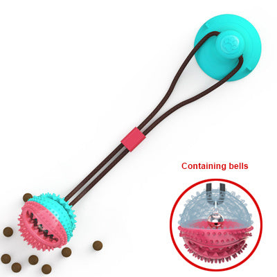 TugClean – Suction Cup Dog Toy with Chew & Toothbrush Ball Overview: Many dogs suffer from bad breath and periodontitis due to poor oral hygiene, but chew toy can rub off the tartar and make your dog's teeth healthier. It enhances the dog's enthusiasm, an