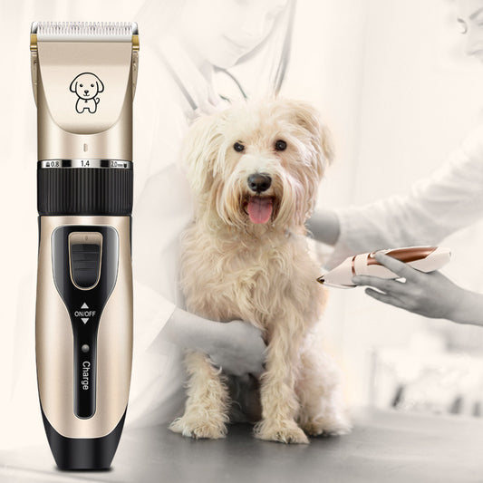 ProTrim™ – Professional Pet Hair Clipper for Dogs & Cats Overview: 1. The blade is sharp and not jammed, durable and non-heating 2. Long-lasting battery life and more durable 3. Ceramic cutter head, strong and low shock without catching hair, rechargeable