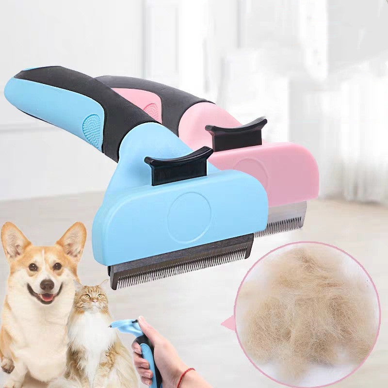 FurEase – Gentle Grooming Comb for Dogs Describe: Purpose: Pet grooming tools are suitable for dogs and cats of different sizes Purpose: Dog straightening brush quickly removes all loose/long/short/tangled hair, more fur on the floor Ergonomics: rubber no