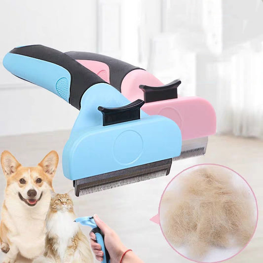 FurEase – Gentle Grooming Comb for Dogs Describe: Purpose: Pet grooming tools are suitable for dogs and cats of different sizes Purpose: Dog straightening brush quickly removes all loose/long/short/tangled hair, more fur on the floor Ergonomics: rubber no