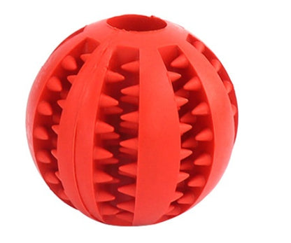 Bite-Resistant Dog Ball – Safe & Fun for Puppies Product information: Name: Rubber Watermelon Ball Color: Light blue green red yellow blue Material: Rubber Specifications: 7CM (large) 5CM (small) Weight: 143g (large) 59g (small) Features: soft, bite-resis