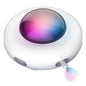 UFOPlay Overview: 100% brand new and high quality 1. Vibration activation 2. In smart mode, the cat's paw vibration triggers the operation, entertaining the boring time, and releasing the cat's vitality Product information: Name: UFO electric cat funny ca