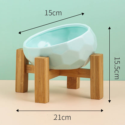 FurBowl Pet Basin Overview: The shape of the bottle mouth is simple and unique. The classic and simple color is simple but worth savoring Gorgeous and noble, with high ornamental and aesthetic value. Product information: Material: Ceramic Specifications: