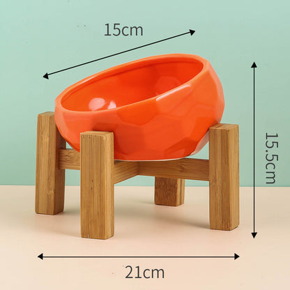 FurBowl Pet Basin Overview: The shape of the bottle mouth is simple and unique. The classic and simple color is simple but worth savoring Gorgeous and noble, with high ornamental and aesthetic value. Product information: Material: Ceramic Specifications: