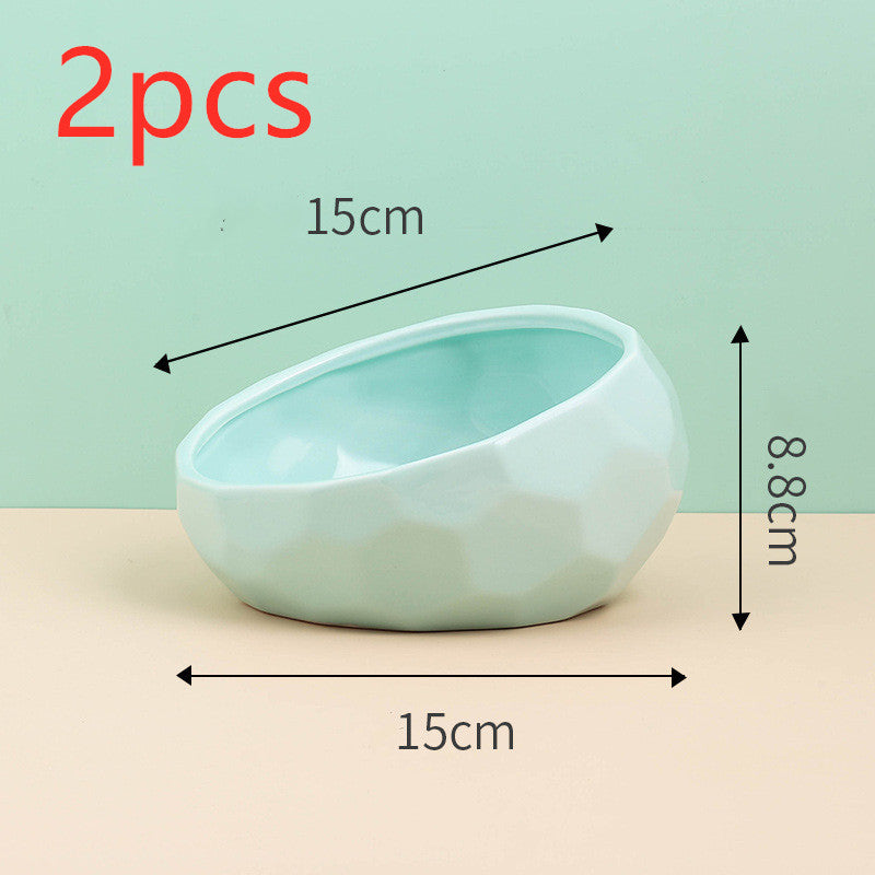 FurBowl Pet Basin Overview: The shape of the bottle mouth is simple and unique. The classic and simple color is simple but worth savoring Gorgeous and noble, with high ornamental and aesthetic value. Product information: Material: Ceramic Specifications: