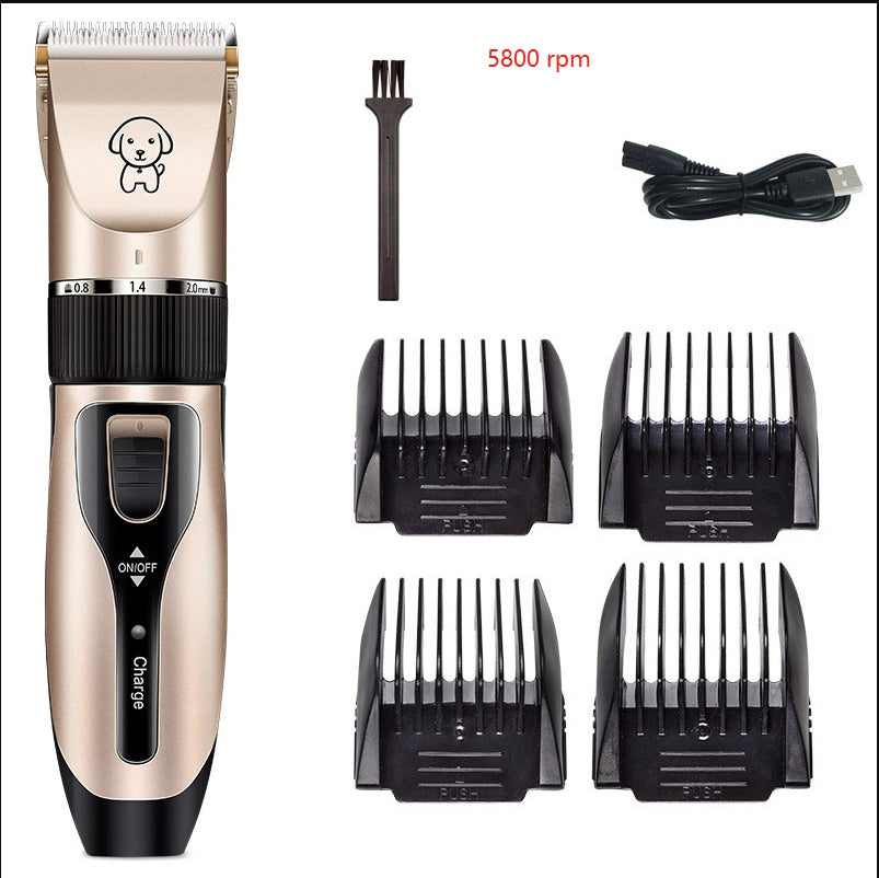 ProTrim™ – Professional Pet Hair Clipper for Dogs & Cats Overview: 1. The blade is sharp and not jammed, durable and non-heating 2. Long-lasting battery life and more durable 3. Ceramic cutter head, strong and low shock without catching hair, rechargeable