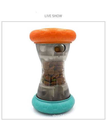 SnackLeak™ – Bite-Resistant Treat Ball for Dogs & Cats Overview: Activates the dog’s instincts & offers a healthy activity. Your dog will be motivated by the sight & sound of food on the device. ur pet feeder helps calm hyperactive dogs thru focused stimu