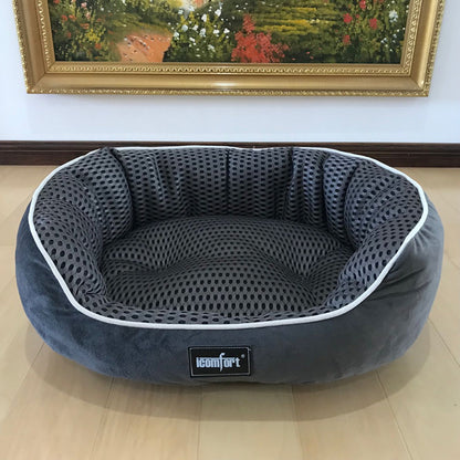 CoolNest™ – Summer Bed for Dogs & Cats of All Sizes Keep your pet cool, comfy, and relaxed all summer long with the CoolNest™ Summer Dog & Cat Kennel – designed for pets of all sizes, from tiny kittens to Golden Retrievers! ️ Cooling Comfort: Made with br