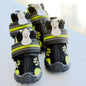 Suede Cotton Dog Shoes – Printed Boots for Medium & Large Dogs Product Information： Material: Suede Color: red, orange, green Function: Waterproof, non-slip, warm, wear-resistant Size information： Serial number 1 2 3 4 5 6 7 8 Long/CM 3.5 4 4.5 5 5.5 6.1