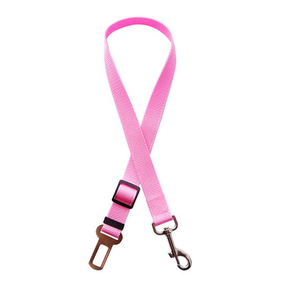 SafeRide Overview: Keep you and your dog/cat safe while driving. The pet can sit, lay or stand comfortably in the car. Made of high-quality nylon fabric to ensure safety, features the solid zinc alloy swivel snap and metal buckles guarantee extra durabili