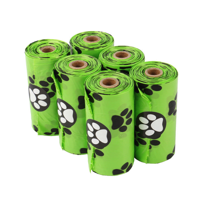 WalkClean Poop Bags Product information: Style: Continuous roll Material: HDPE+EPI Specification: 23*33cm/ 15 pieces per roll Epi degradation: fission and degradation about 2 years after being discarded in the soil Material: EPI+HDPE Thickness: 0.01mm=1 w