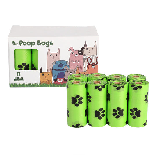WalkClean Poop Bags Product information: Style: Continuous roll Material: HDPE+EPI Specification: 23*33cm/ 15 pieces per roll Epi degradation: fission and degradation about 2 years after being discarded in the soil Material: EPI+HDPE Thickness: 0.01mm=1 w