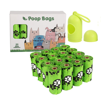 WalkClean Poop Bags Product information: Style: Continuous roll Material: HDPE+EPI Specification: 23*33cm/ 15 pieces per roll Epi degradation: fission and degradation about 2 years after being discarded in the soil Material: EPI+HDPE Thickness: 0.01mm=1 w