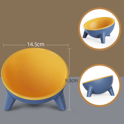 FurDine Colorful Feeder Overview: 1. Tough daily, the naughty master can't break Food grade material, safe and non-toxic, high-temperature resistance, high material hardness, not fragile compared to ordinary ceramic cat bowls 2. 15° tilt design, it’s not