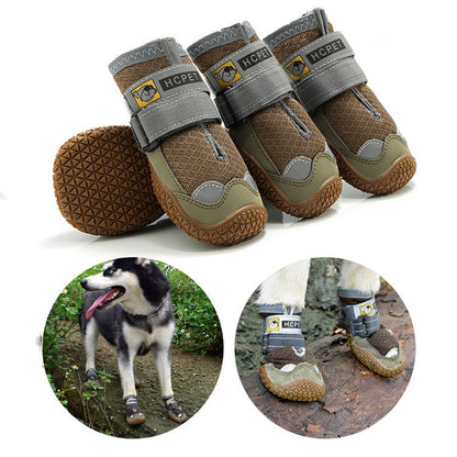 BreezePaws™ Summer Dog Shoes Product Information ： Material rubber Color gray black, brown, orange, cyan, red, customized Size 1#,2#,3#,4#,5#,6#,7#,8# Have licensable own brand Function Breathable, non-slip, wear-resistant style: Casual Packing list: A Pa