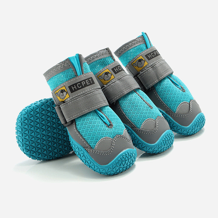BreezePaws™ Summer Dog Shoes Product Information ： Material rubber Color gray black, brown, orange, cyan, red, customized Size 1#,2#,3#,4#,5#,6#,7#,8# Have licensable own brand Function Breathable, non-slip, wear-resistant style: Casual Packing list: A Pa