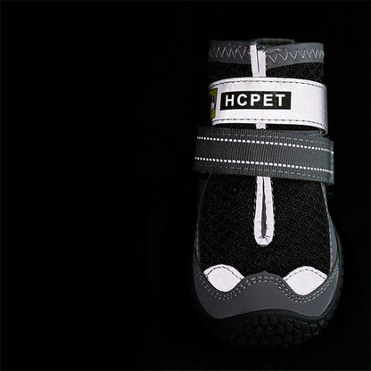 BreezePaws™ Summer Dog Shoes Product Information ： Material rubber Color gray black, brown, orange, cyan, red, customized Size 1#,2#,3#,4#,5#,6#,7#,8# Have licensable own brand Function Breathable, non-slip, wear-resistant style: Casual Packing list: A Pa