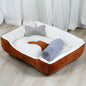 TeddyHaus™ Large Pet Kennel Product information Material: Cloth Color: grey, brown Applicable object: Dog Size Information 50x40cm，60x45cm，70x55cm，80x60cm，90x70cm Packing list Pet bed*1 Dog Kennels & Runs