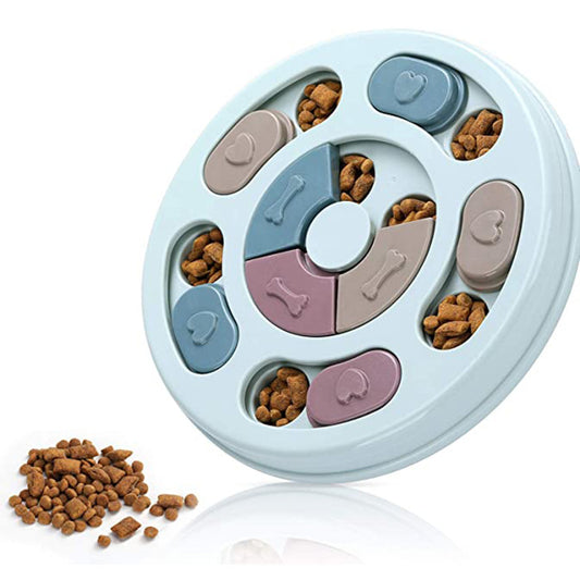 SmartFeast™ Product information: Material: PP Specification: Conventional Size Information: Product weight: 330g packaging size 25*24.5*3.5cm Packing list: Choking dog bowl*1 Packing: Feeding bowl X1 Slow Feeder Bowls
