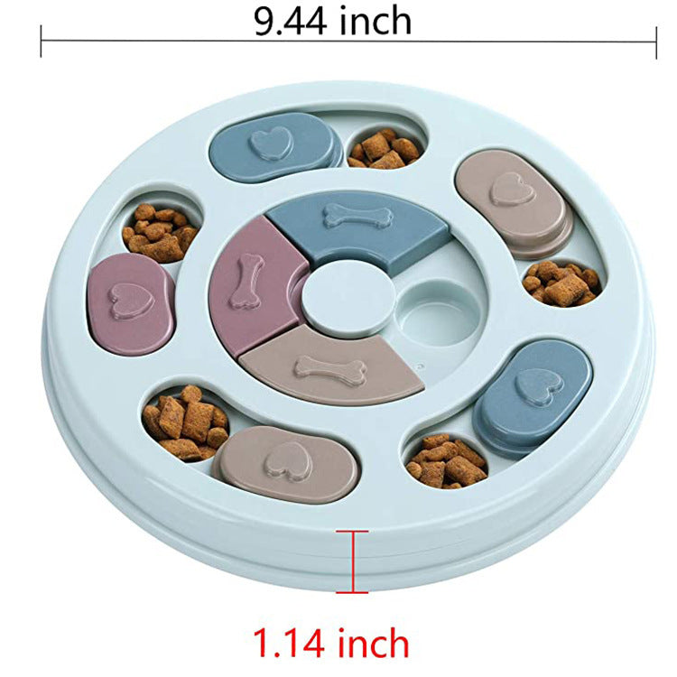 SmartFeast™ Product information: Material: PP Specification: Conventional Size Information: Product weight: 330g packaging size 25*24.5*3.5cm Packing list: Choking dog bowl*1 Packing: Feeding bowl X1 Slow Feeder Bowls