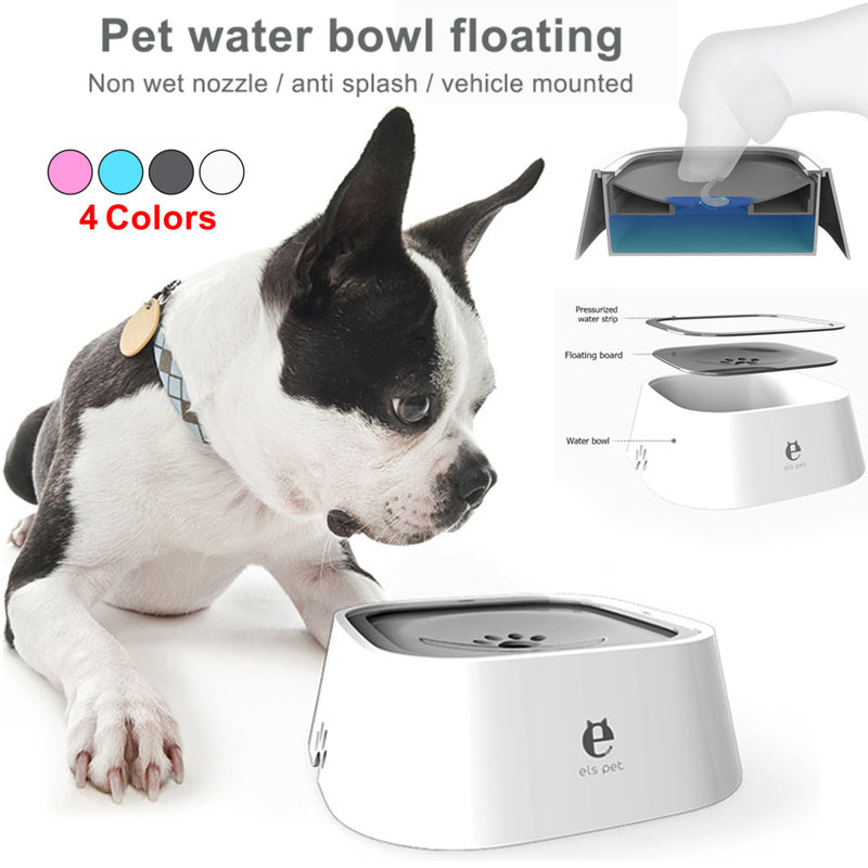 SpillSafe Pet Feeder Overview: 1.Extreme Large Capacity: With the dimension 8.8 x 7.2 x 2 inches, the bowl has a pretty large and practical capacity, about 35oz in total, which is enough for dogs to drink a whole day. 2.Double Anti-spill: The waterproof e