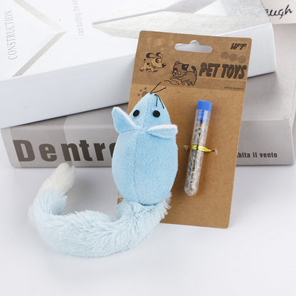 PounceTail™ – Fun & Engaging Cat Mouse Toy Overview: Good material, High quality. 100% Brand New. A variety of colors, any choice. Specifications: Product information: The mouse comes with a mint refill Product color: green/blue/orange/coffee Suitable for