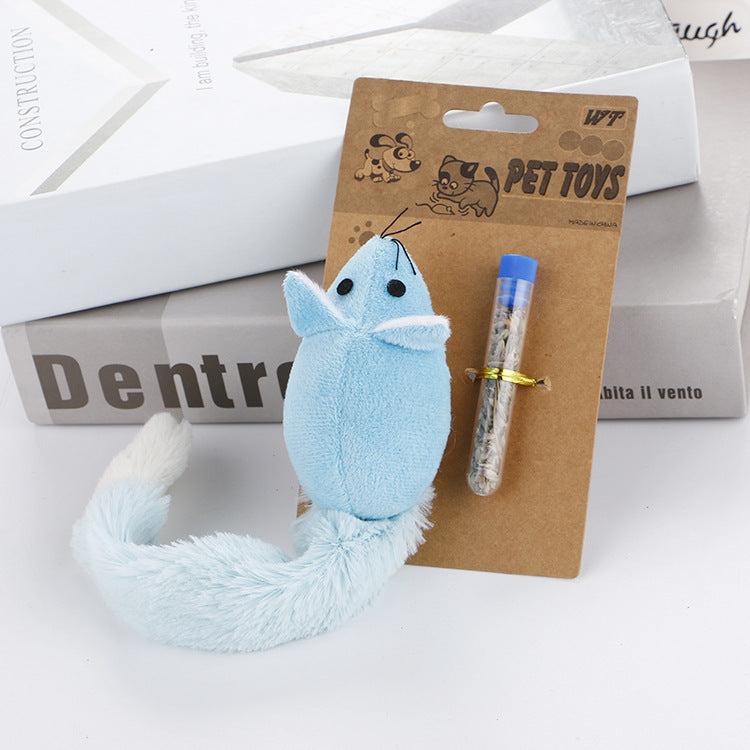 PounceTail™ – Fun & Engaging Cat Mouse Toy Overview: Good material, High quality. 100% Brand New. A variety of colors, any choice. Specifications: Product information: The mouse comes with a mint refill Product color: green/blue/orange/coffee Suitable for